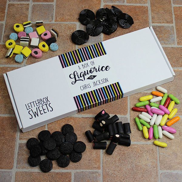 Personalised Letterbox Sweets - Liquorice