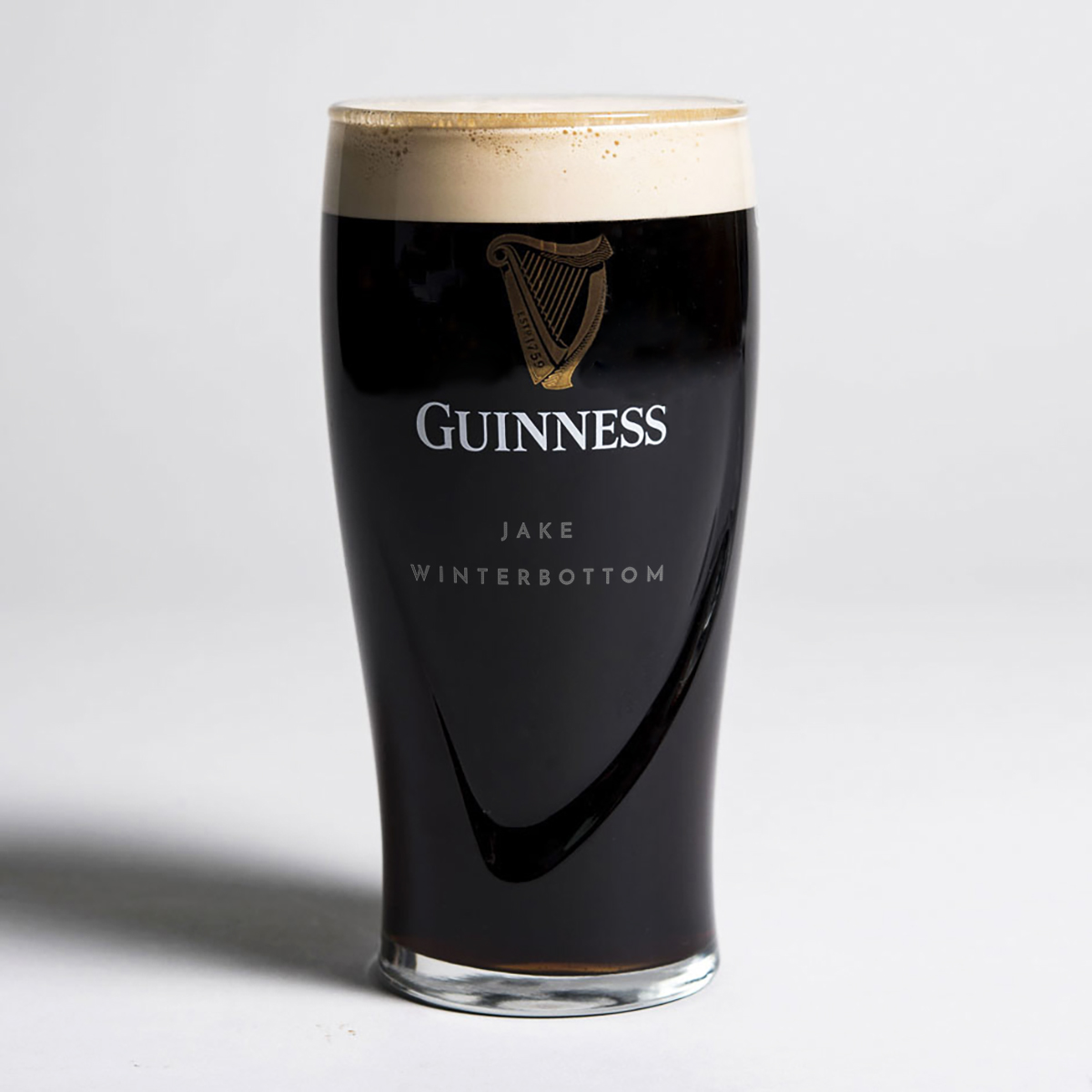 Create Your Own - Personalised Guinness Pint Glass