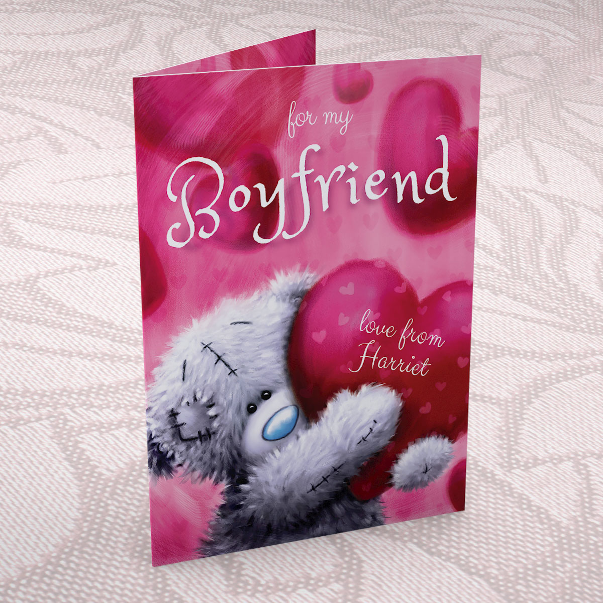 Personalised Me to You Card - For My Boyfriend