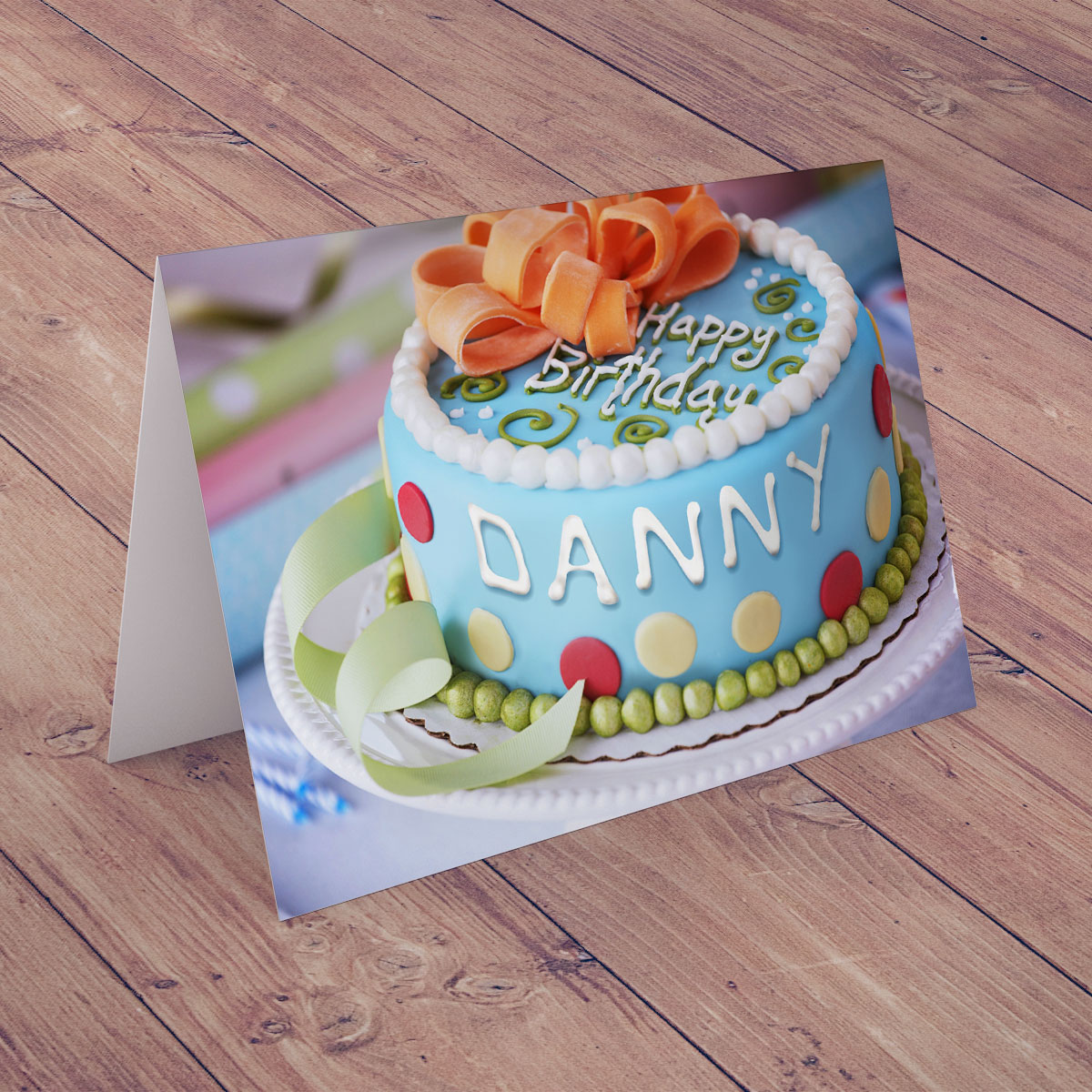 Personalised Card - Birthday Cake
