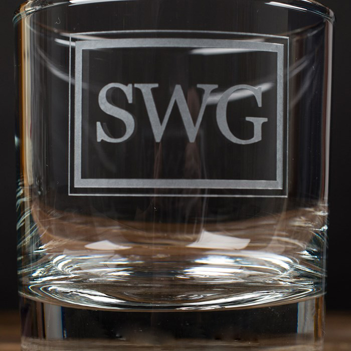 Personalised Stern Whisky Glass - Monogram