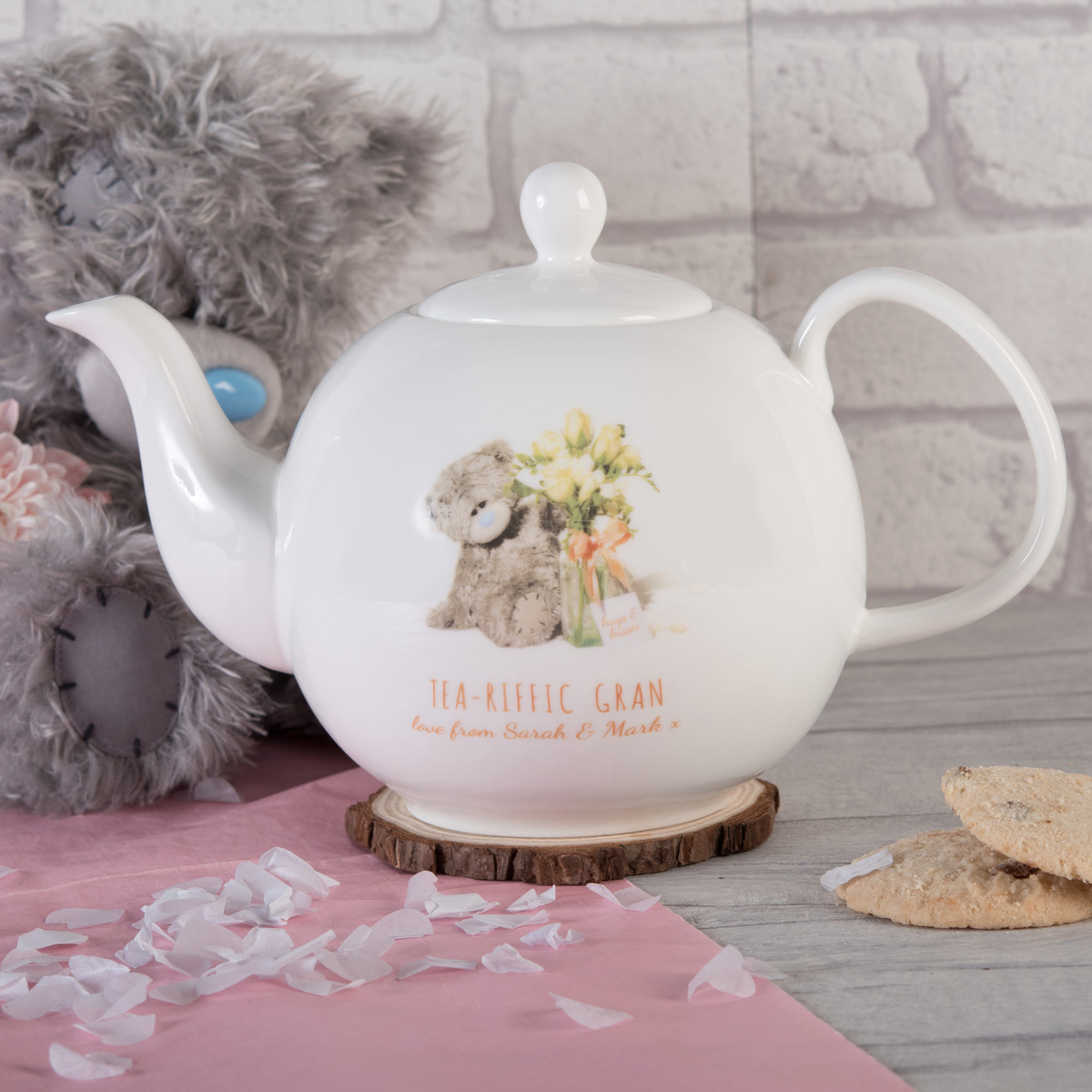 Personalised Me To You Bone China Teapot - Tea-Riffic