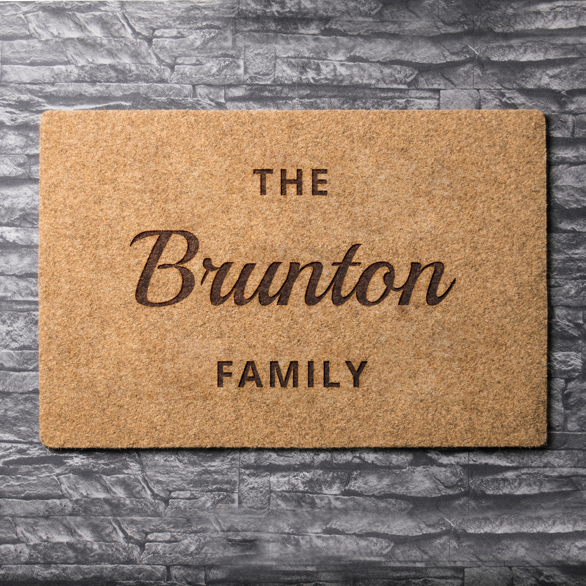 Personalised Outdoor Doormat - Family Name