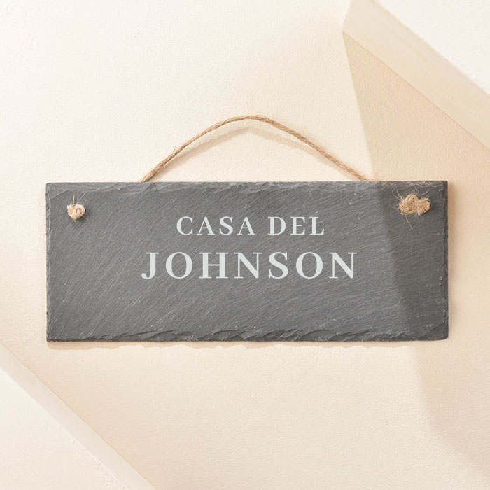 Create Your Own - Personalised Hanging Slate Sign