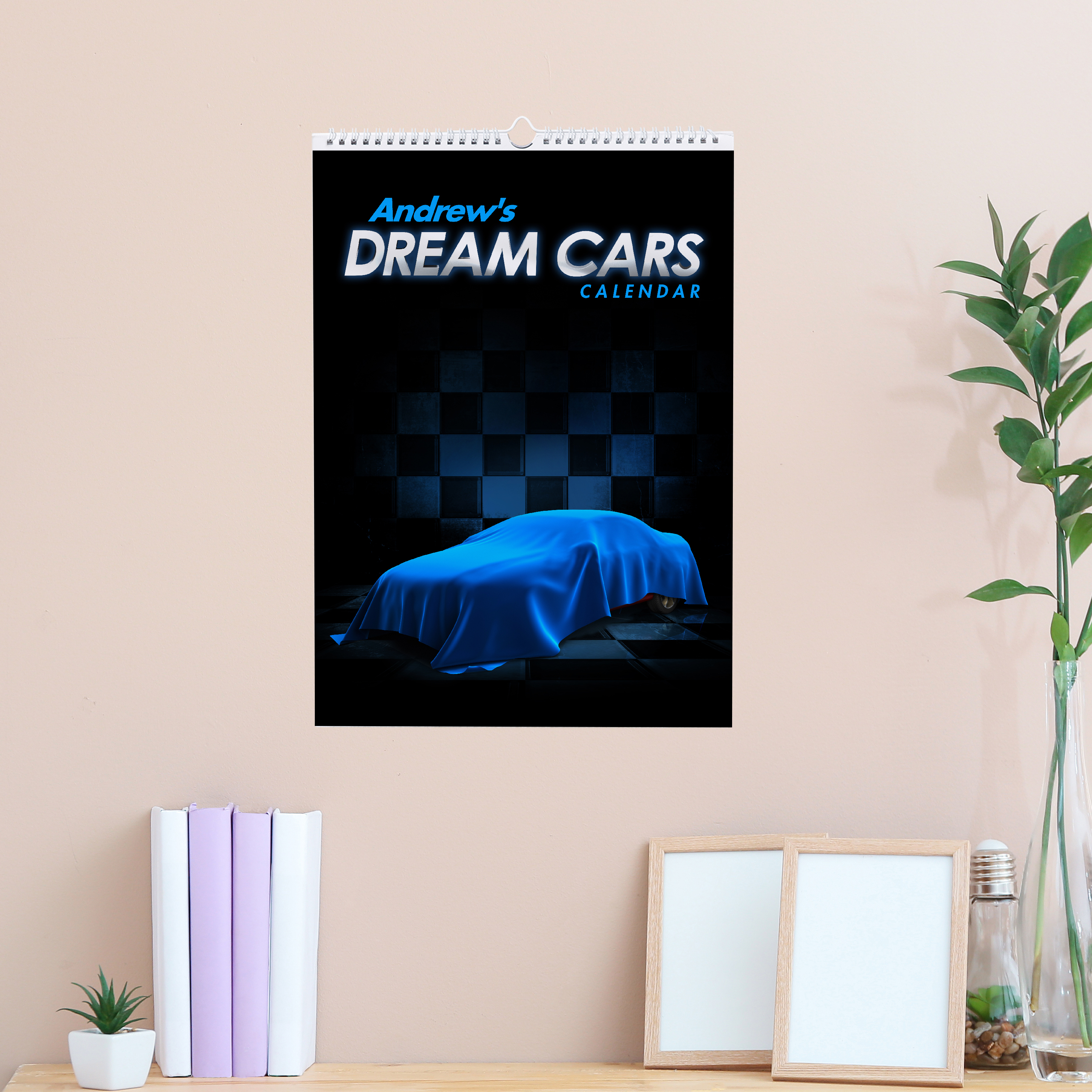 Personalised Dream Cars Calendar - New Edition