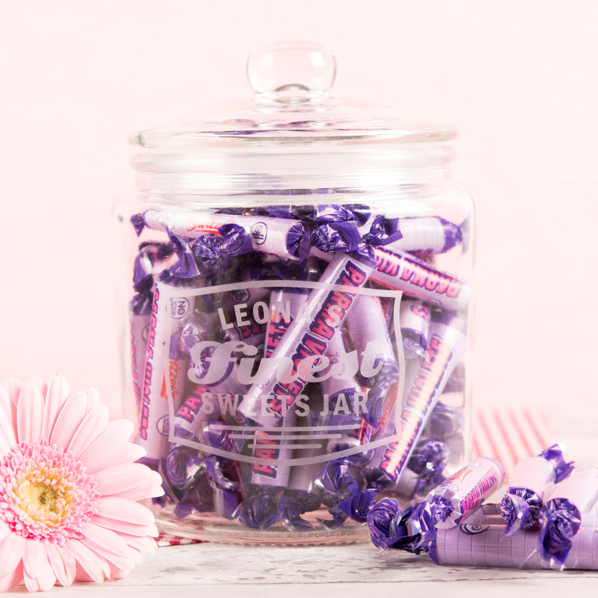 Personalised Glass Jar - Finest Sweets