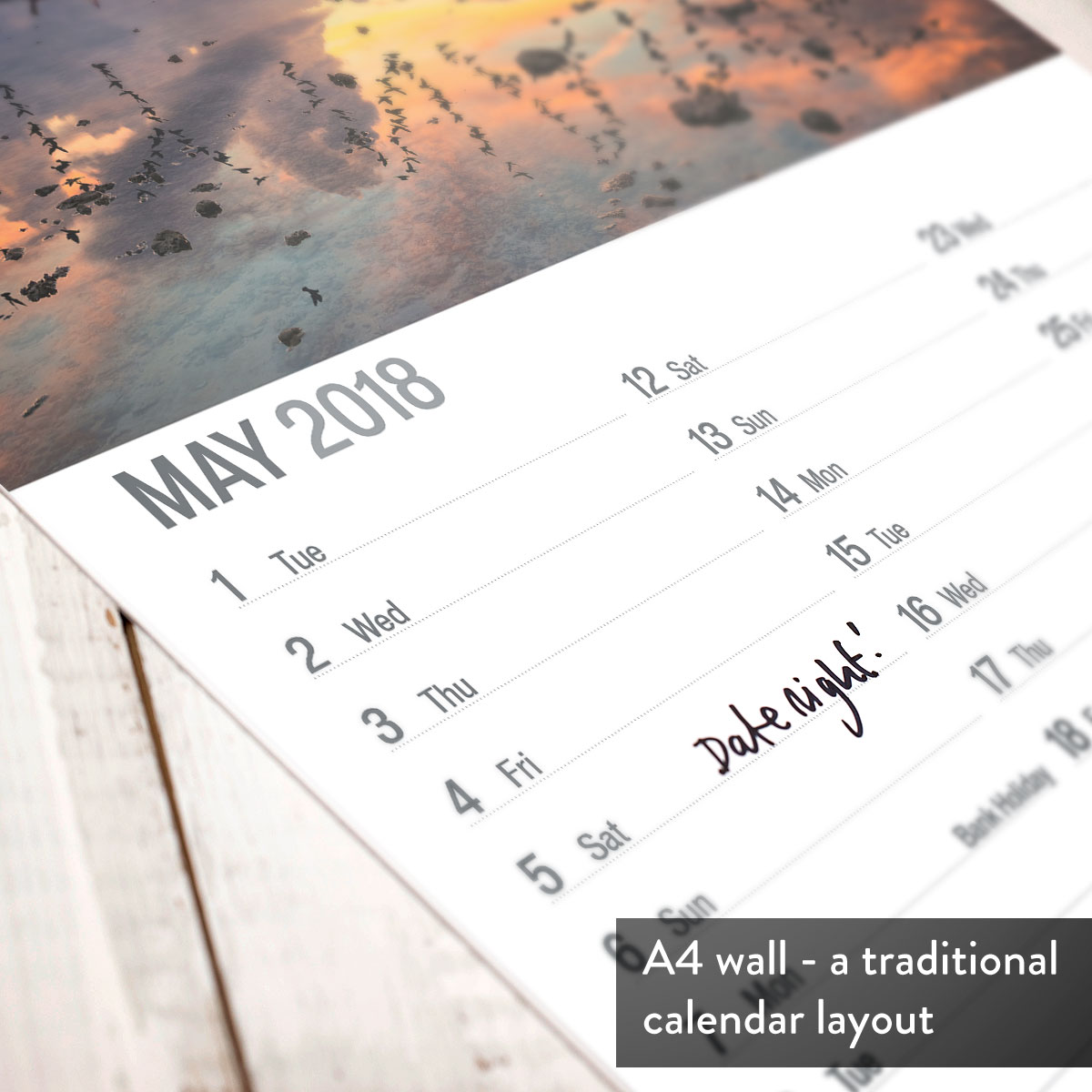 Personalised Seasonal Calendar - New Edition