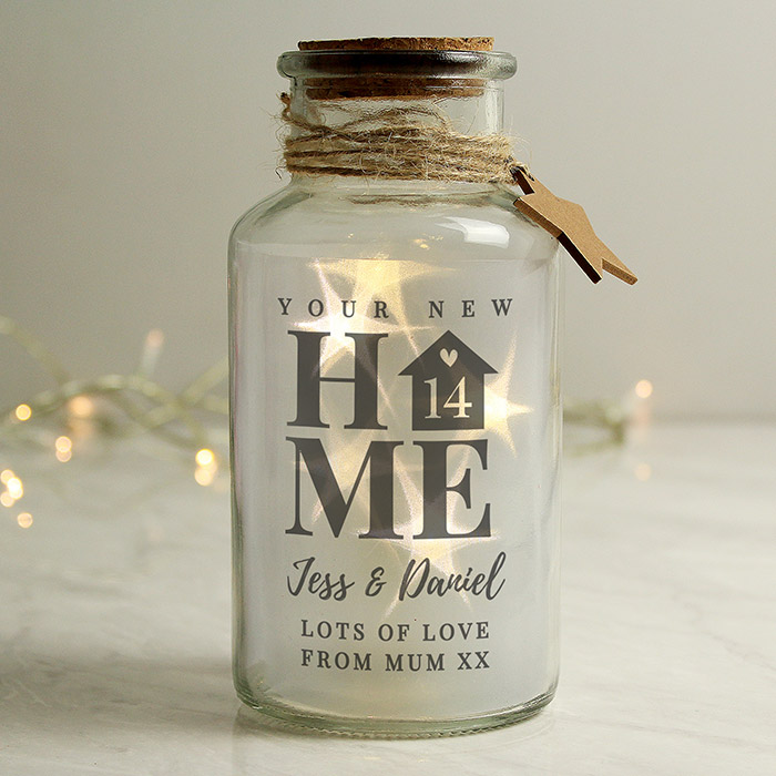 Personalised Home Light Up Jar - Exclusive