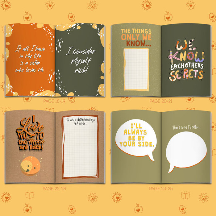 Personalised Fill In With Your Words Book About Friends Softback