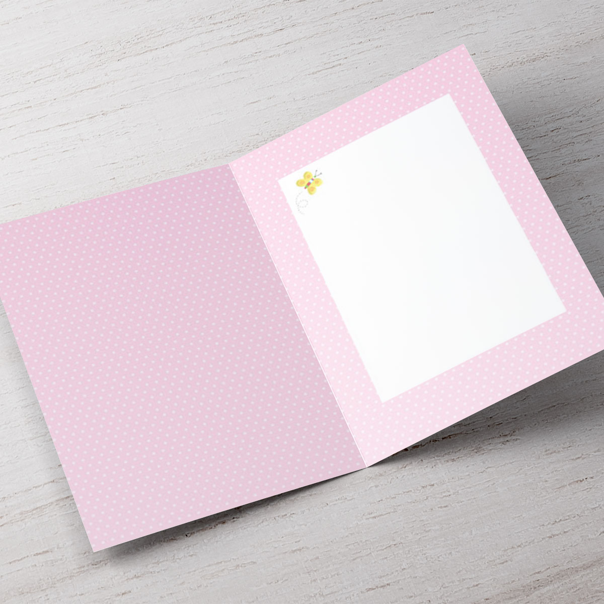 Personalised Card - On Your First Birthday - Pink