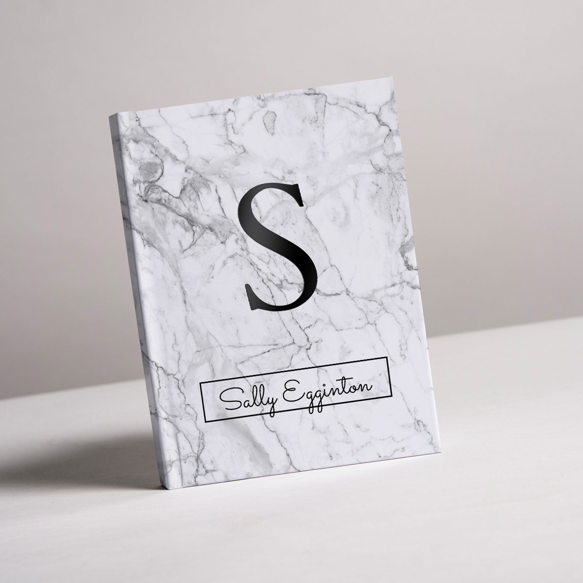 Personalised Diary - Marble Initial