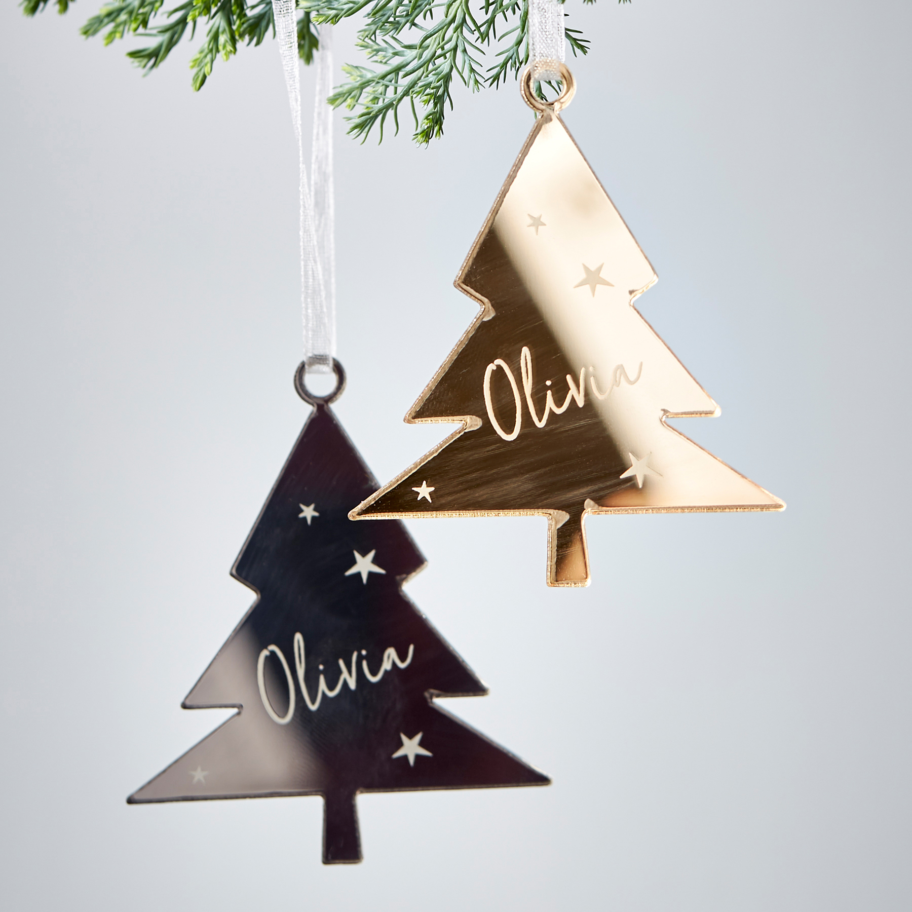 Personalised Christmas Decoration - Shining Tree