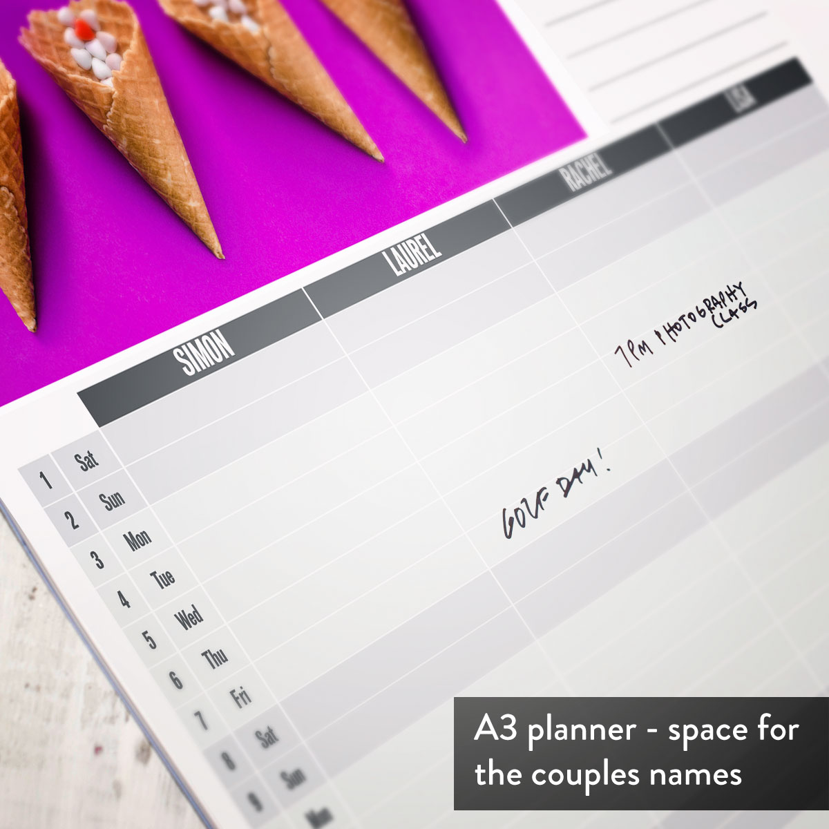 Personalised Calendar - Our Family - Planner Calendar