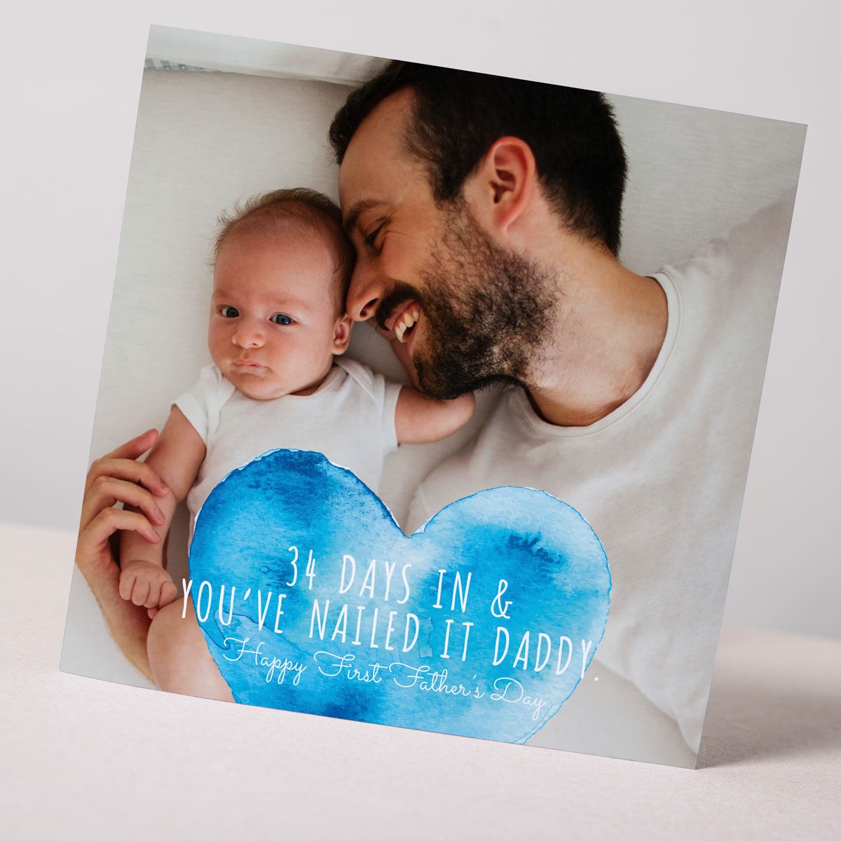 Photo Upload Card - Happy First Father's Day