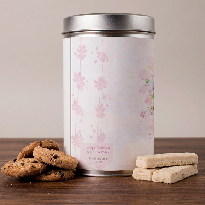 Personalised Me to You Tin With Biscuits - Daisies
