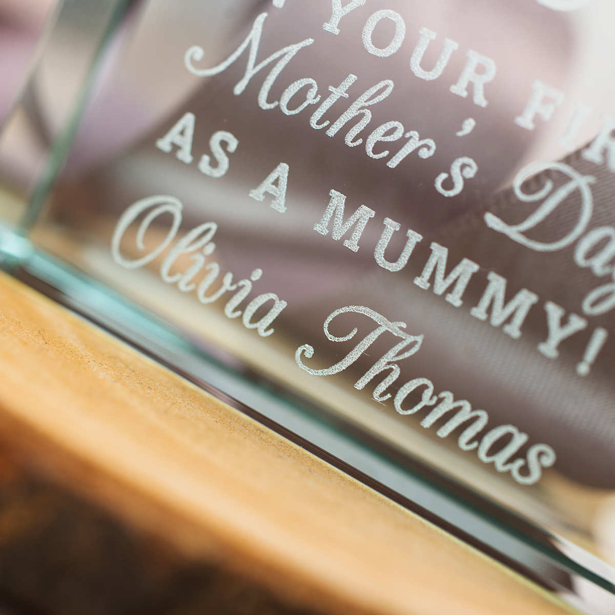 Personalised Glass Token - First Mother's Day