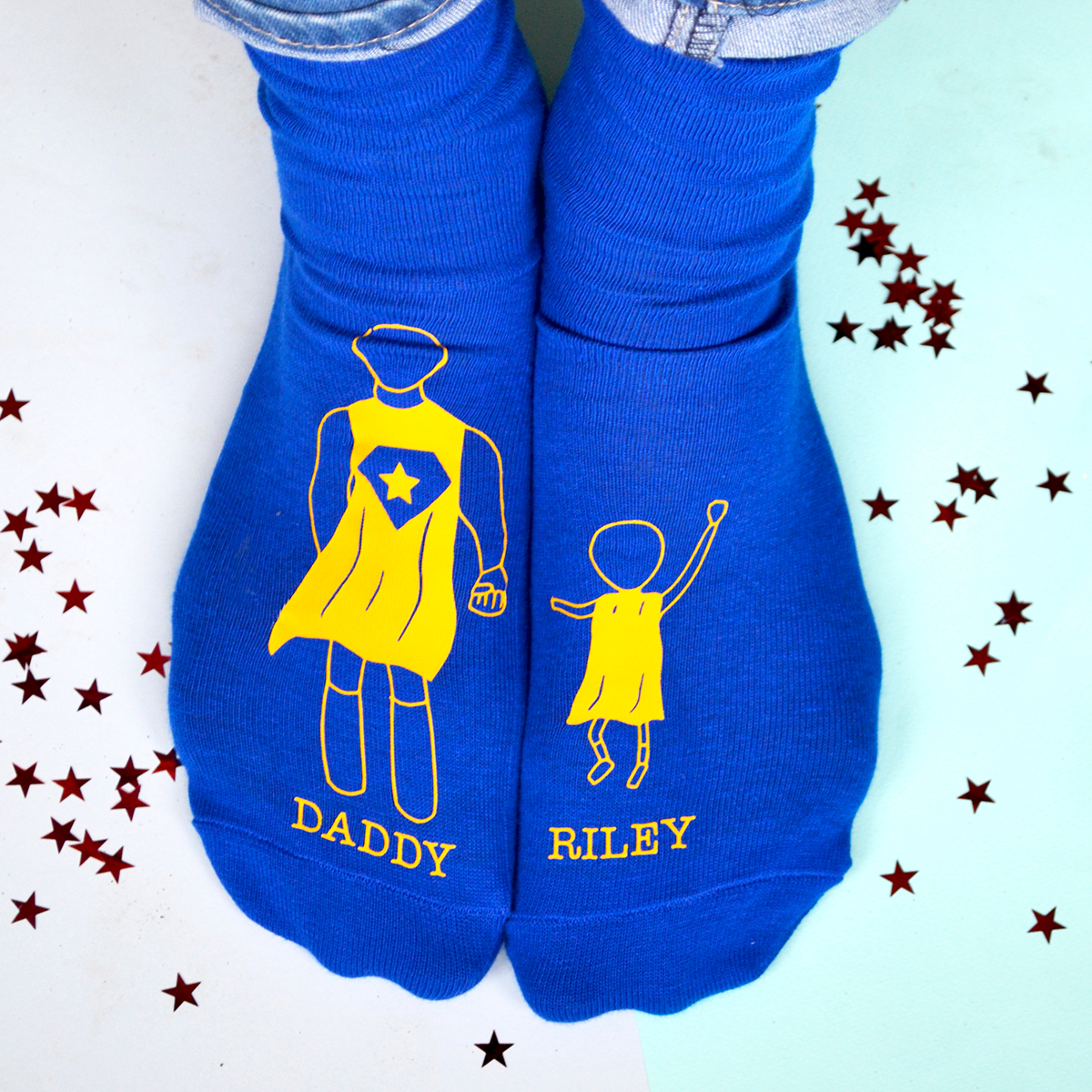 Personalised Socks - Super Dad