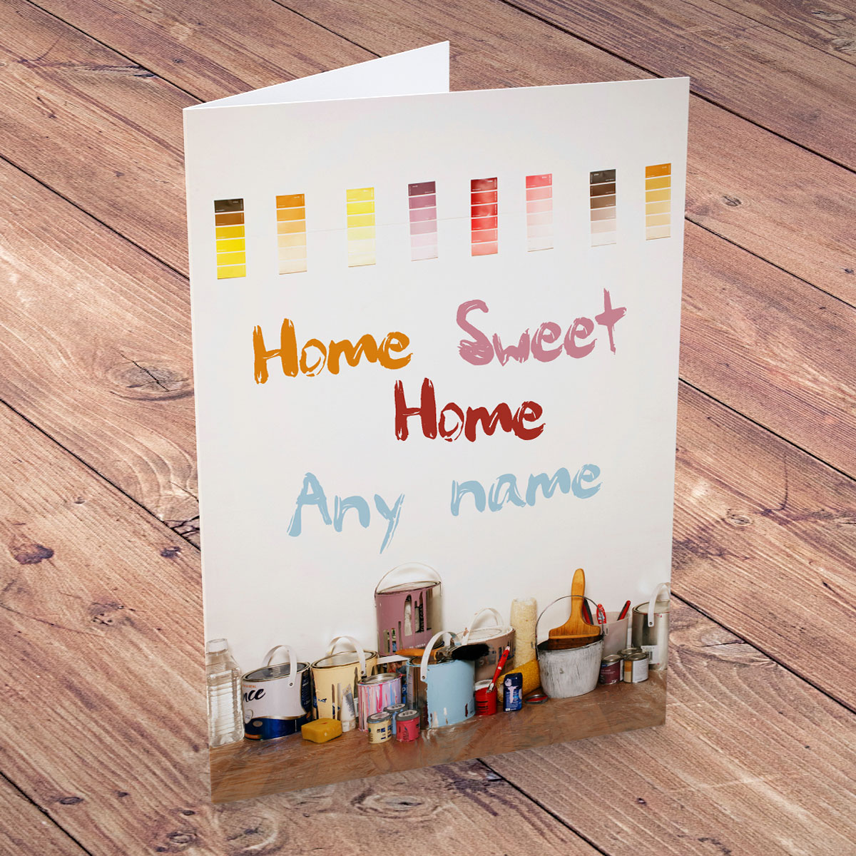 Personalised Card - New Home, Painting