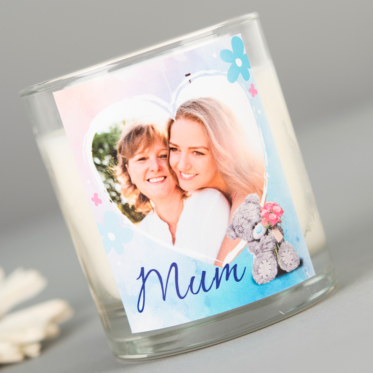 Photo Upload Me To You Scented Candle - Heart