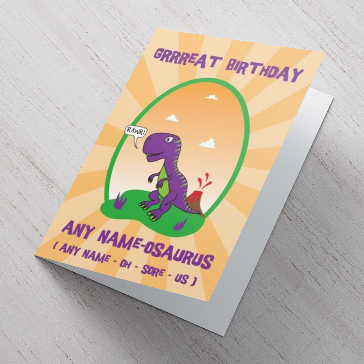 Personalised Card - Grrrreat Birthday