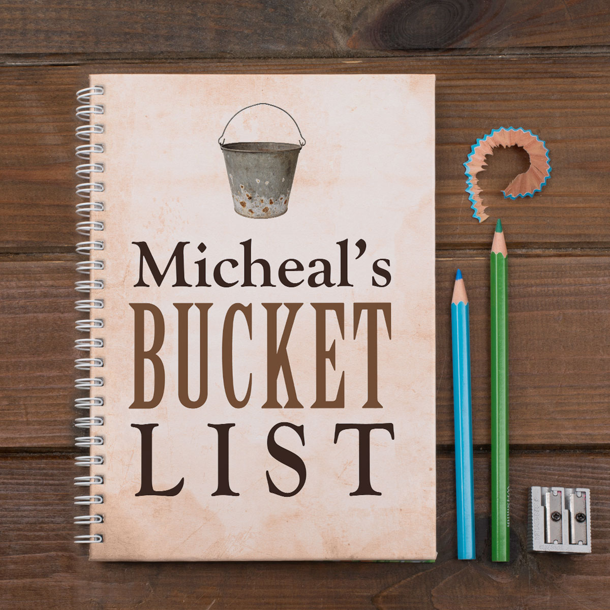 Personalised Notebook - Bucket List