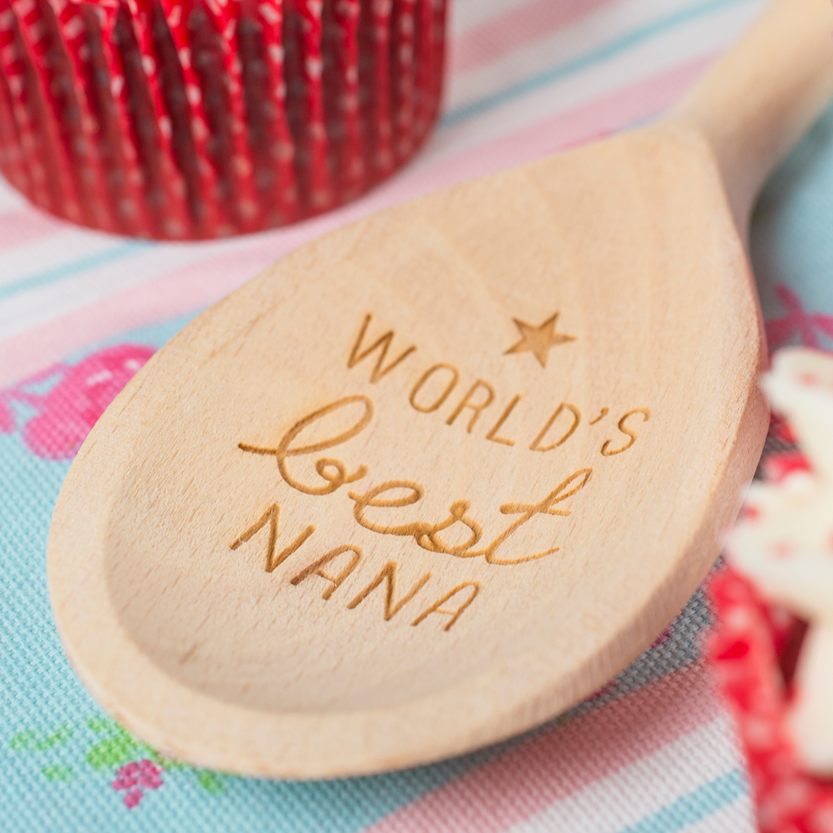 Engraved Wooden Spoon - World's Best