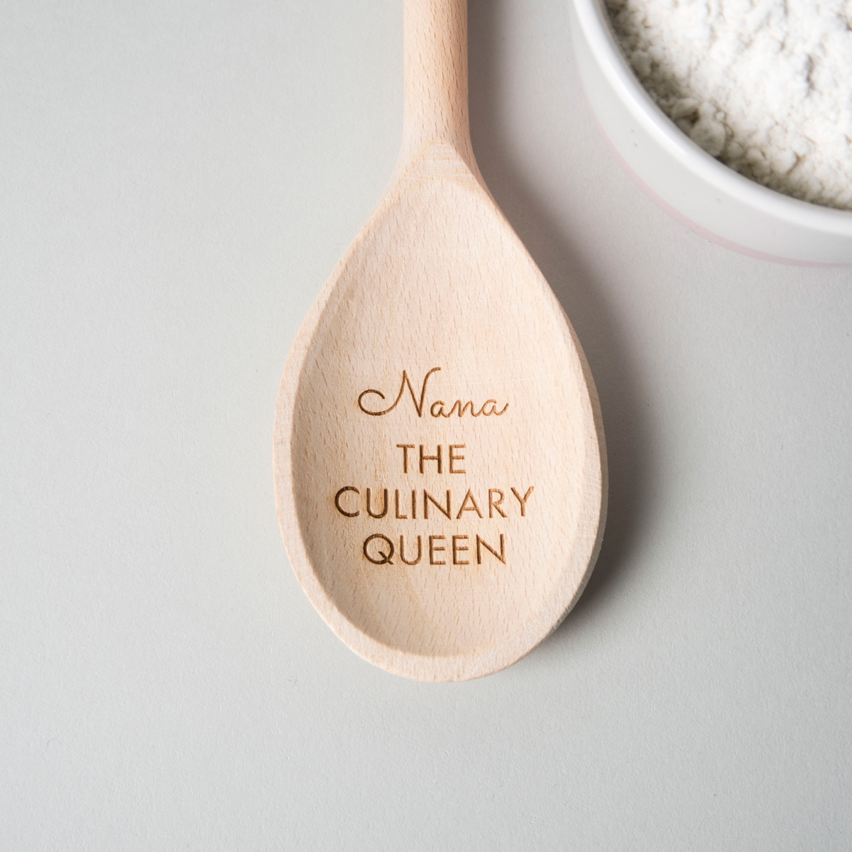 Engraved Wooden Spoon - Name & Message