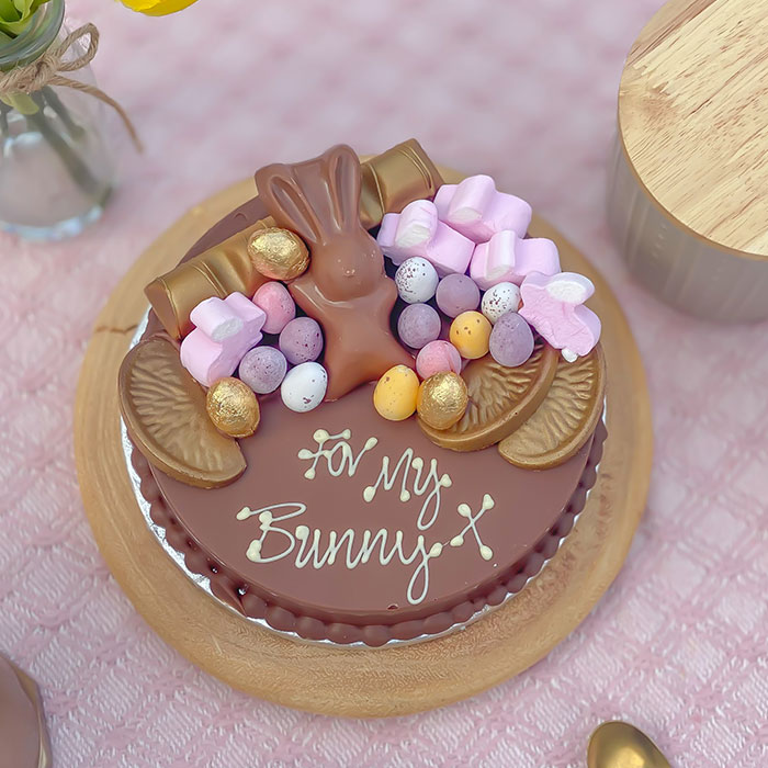 Personalised Mini Easter Bunny Smash Cake