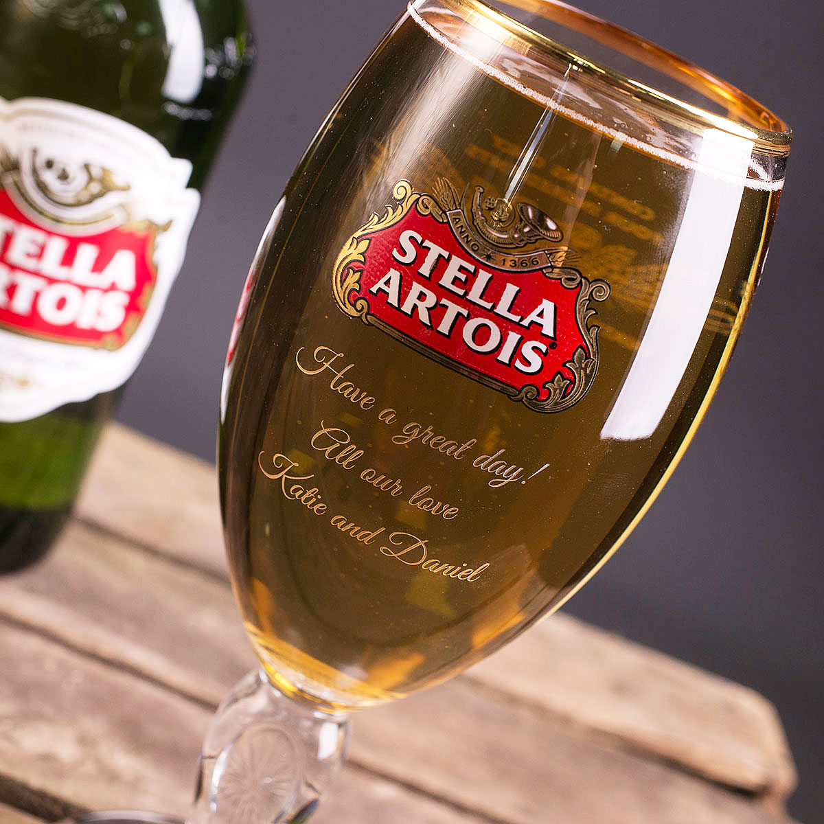 Personalised Authentic Stella Glass