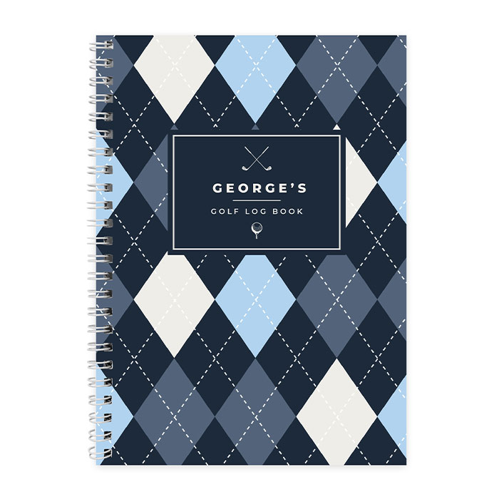 Personalised A5 Golf Log Book
