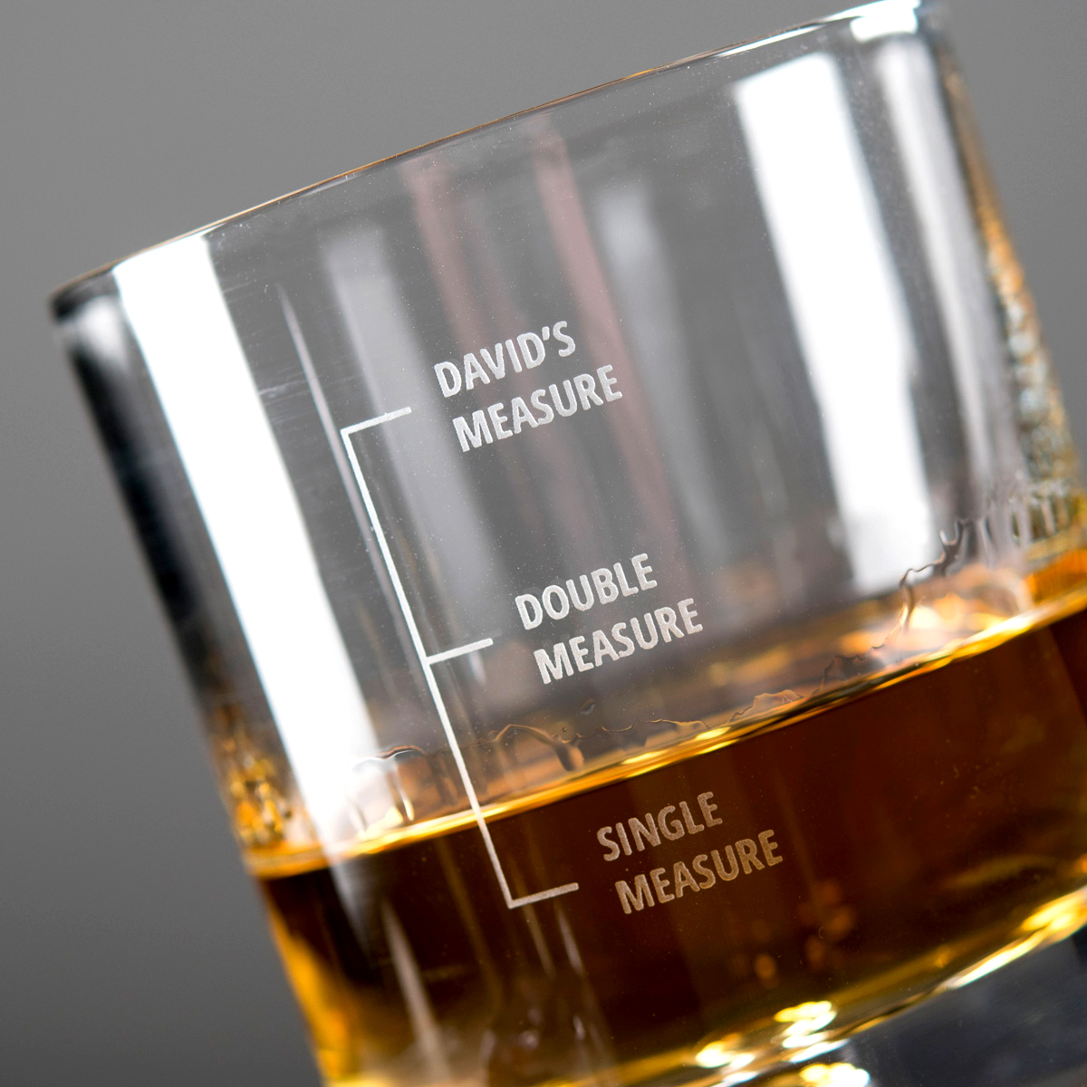 Personalised Premium Whisky Tumbler - My Measure