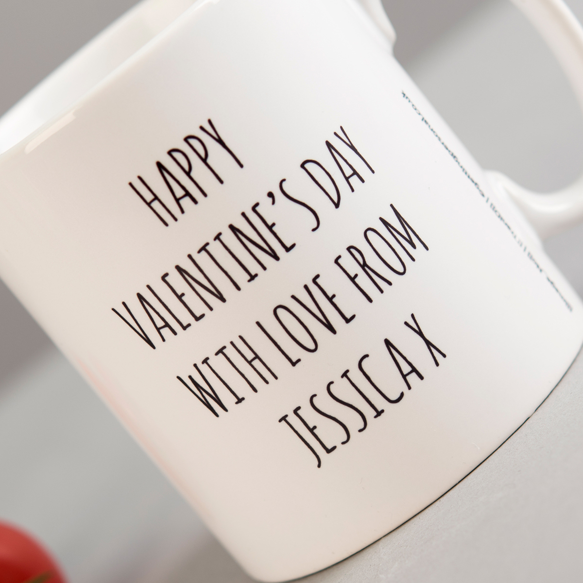 Personalised Mug - I Love You From My Head Tomatoes