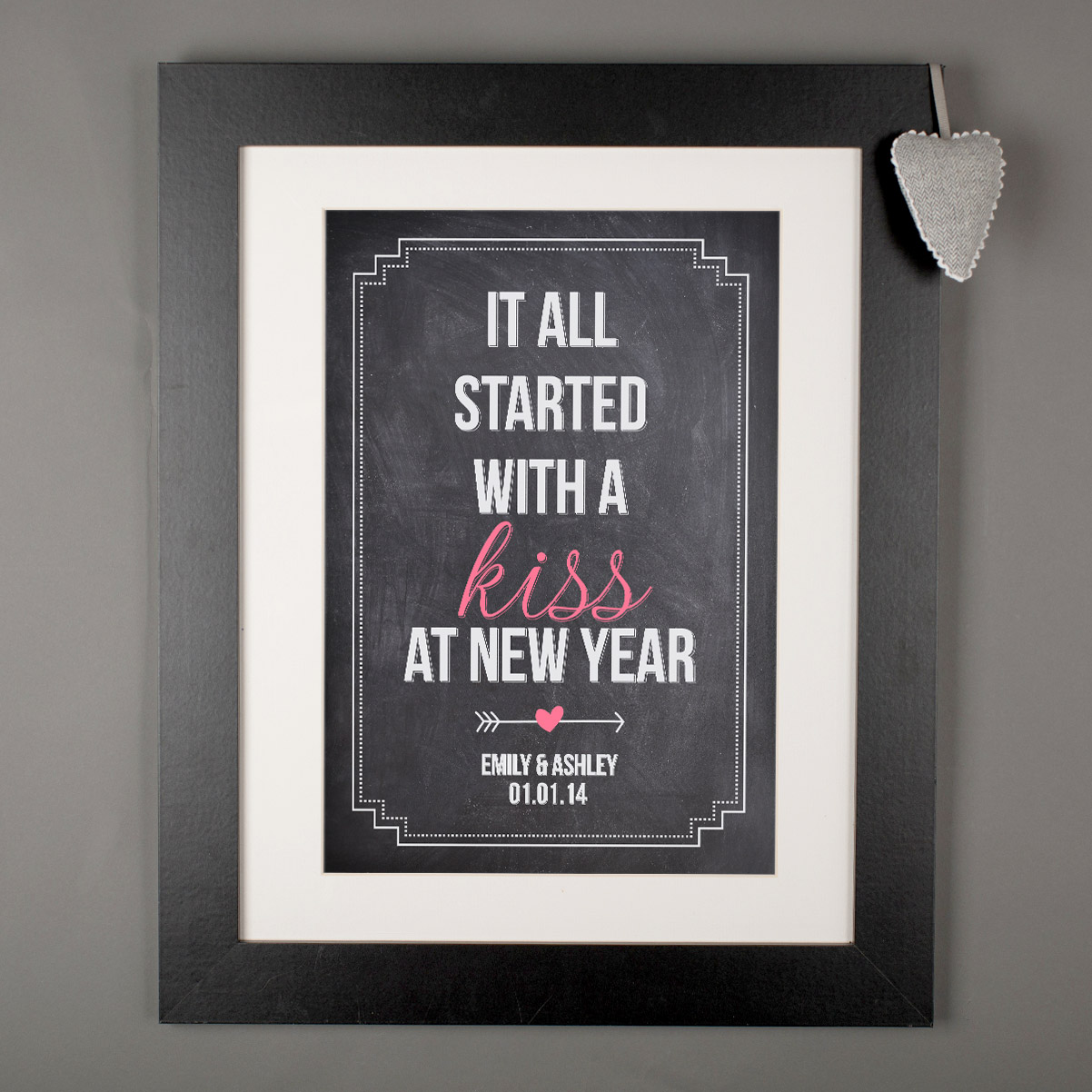 Personalised Framed Print - It All Started..