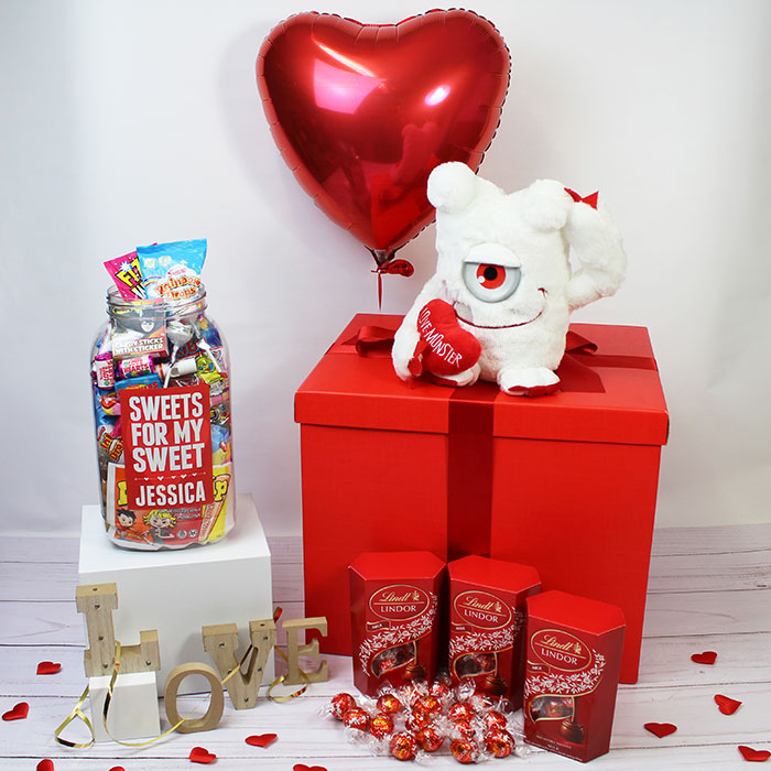 Personalised Giant Valentine's Sweet Box