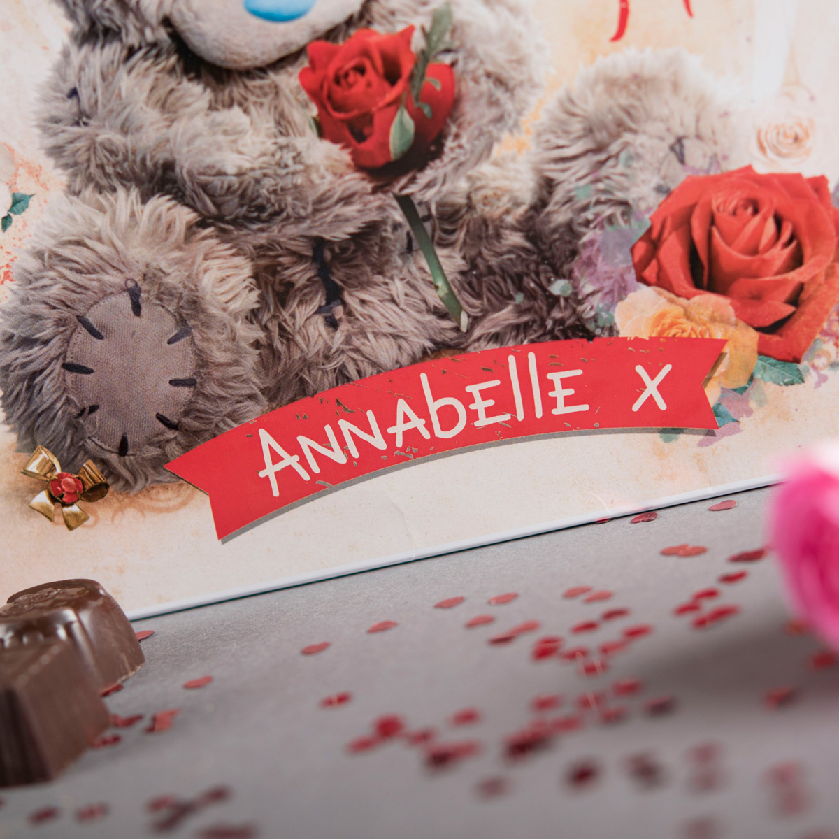 Personalised Me To You Belgian Chocolates – Tatty Teddy I Love You