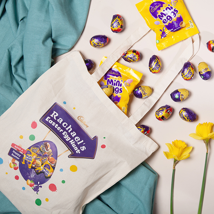 Personalised Easter Egg Hunt Tote Bag - Filled with Treats