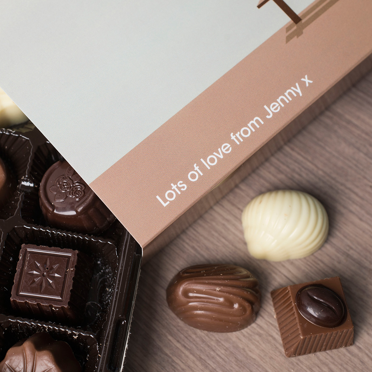 Personalised Belgian Chocolates - Life Is Like A Box Of Chocolates
