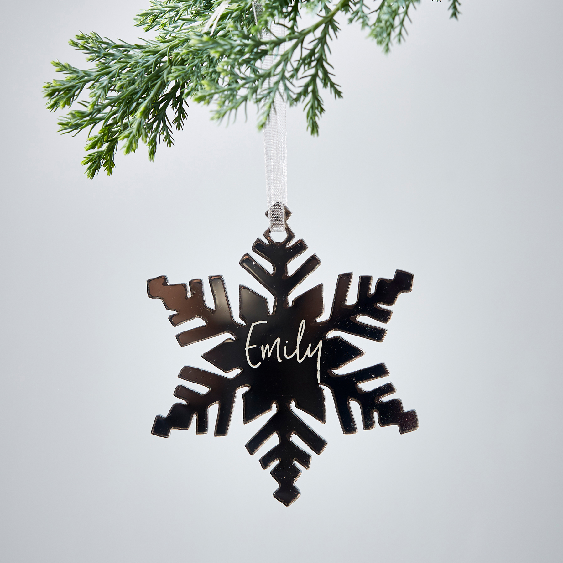 Personalised Christmas Decoration - Shining Snowflake