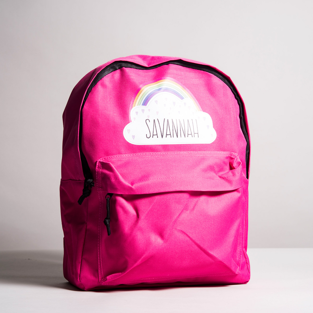 Personalised Backpack - Pink Rainbow