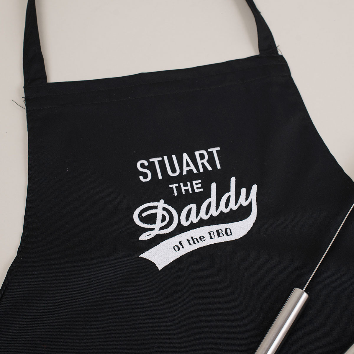 Personalised Apron - The Daddy Of The BBQ