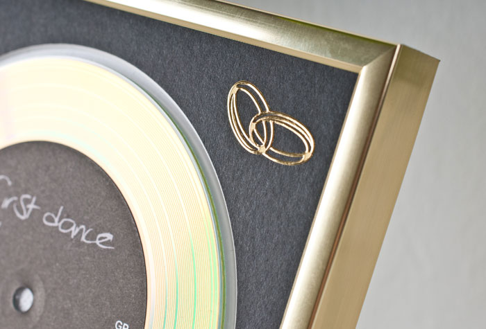 Personalised Framed Didi Disc - First Dance
