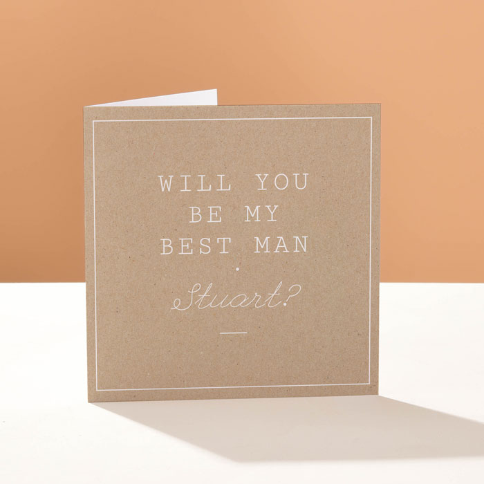 Personalised Card - Wildflower Wedding Question