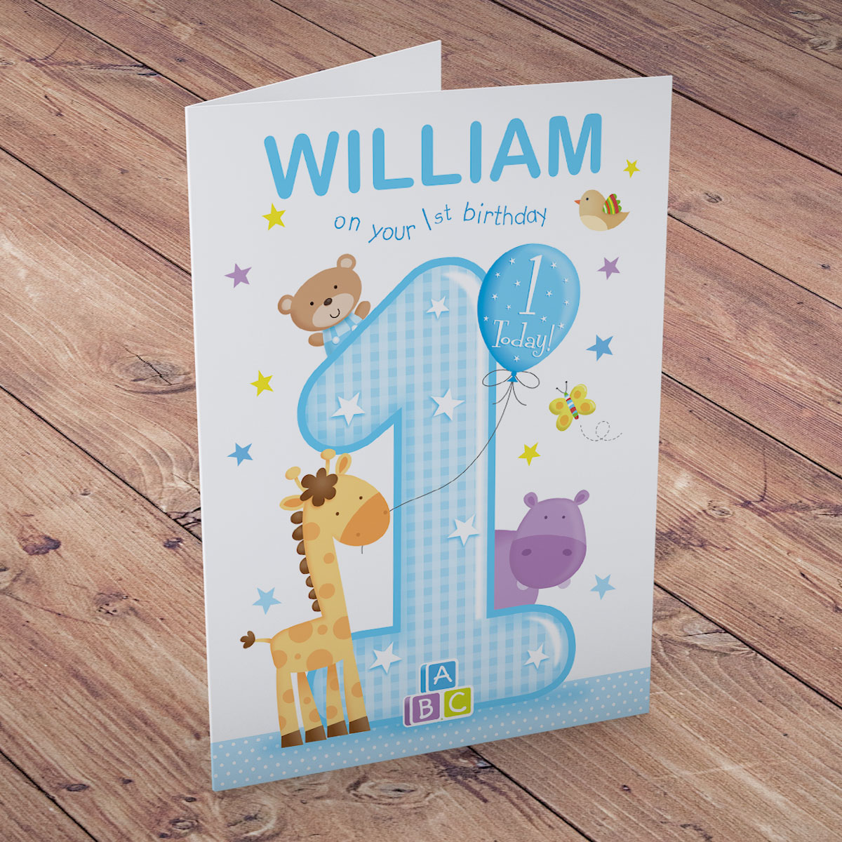 Personalised Card - On Your First Birthday
