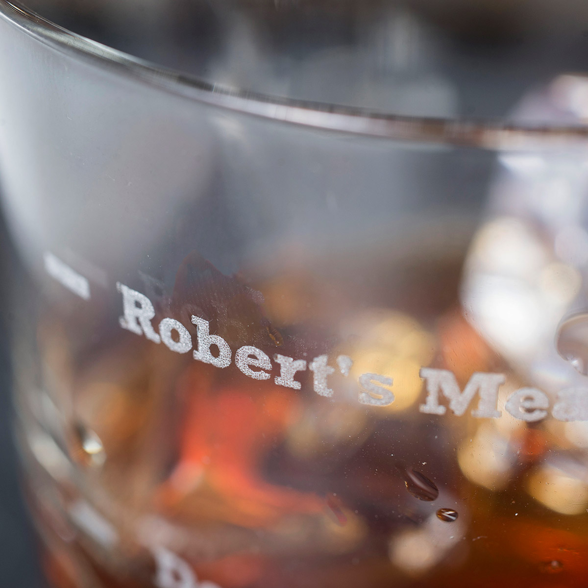 Engraved Stern Whisky Glass - Measure