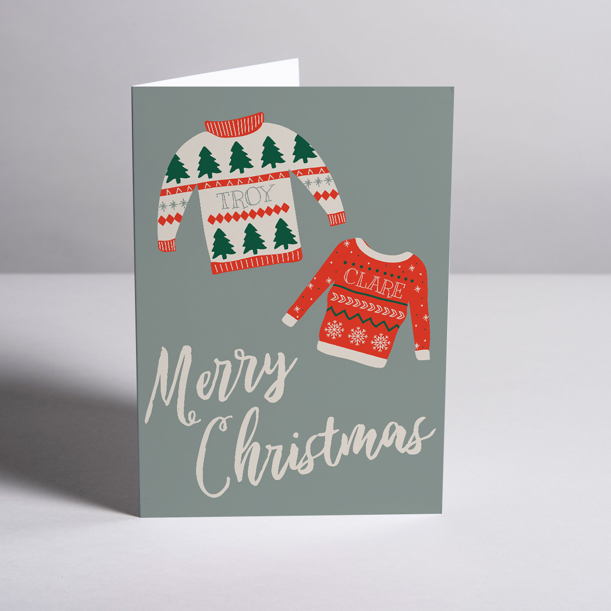 Personalised Card - Christmas Jumper