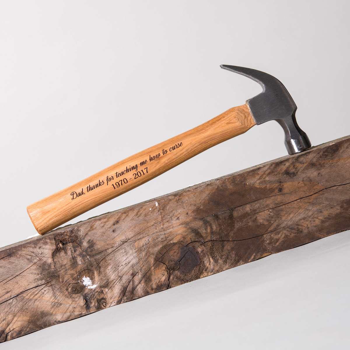 Personalised Wooden Hammer - Any Message