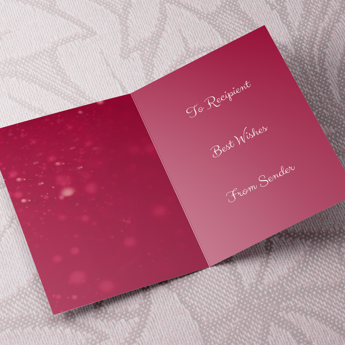 Personalised Me to You Card - Flowers