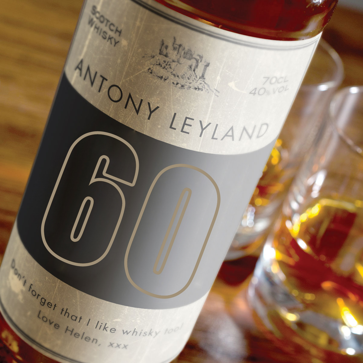 Personalised Malt Whisky - 60th Birthday