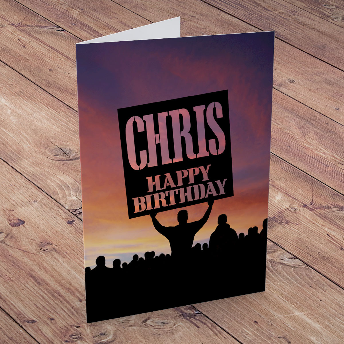 Personalised Card - Silhouette