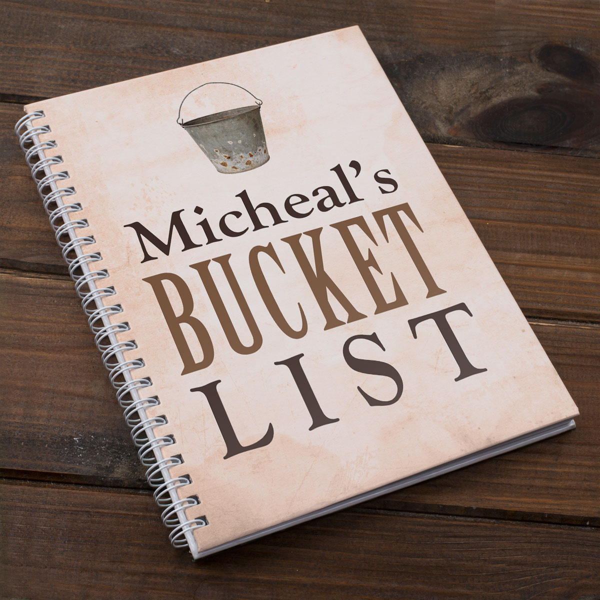 Personalised Notebook - Bucket List
